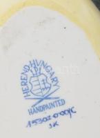 Herendi teknős. Jelzett, kézzel festett, hibátlan, eredeti dobozában, h: 10 cm. Ritka! /// Herendi t...