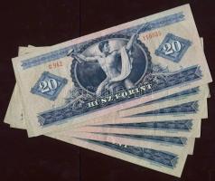 1969. 20Ft (6x) T:II+,II