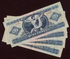 1975. 20Ft (4x) T:II