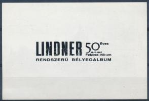 1996/ A11b Millecentenárium Lindner felülnyomott emlékív (15.000)