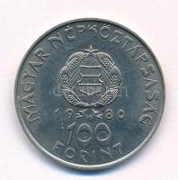 1980. 100Ft Ni "Szovjet-magyar közös űrrepülés" T:AU Adamo EM61