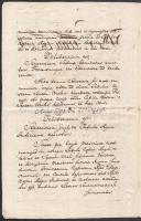 1799. Pest 
A királyi kúria irata Forgon János emberölési ügyében, amelyben fellebbviteli bíróságké...