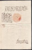 1799. Pest 
A királyi kúria irata Forgon János emberölési ügyében, amelyben fellebbviteli bíróságké...