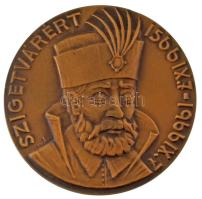 Iván István (1905-1968) 1966. "Szigetvárért" bronz plakett (80mm) T:UNC,AU