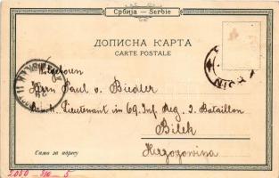 1899 (Vorläufer) Nis, Nisch, Nich, Niche; Belgrade mala, King MIlan square, Turkish street, folklore...