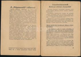 1949 Népnevelő. Anyag üzemi és városi agitációhoz, népnevelők és pártbizalmiak részére. 10. sz., 194...