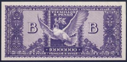 1946. 10.000.000BP T:II+ Bal felső saroktörés, egyébként I