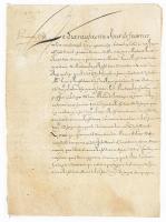 1672 Francia nyelvű királyi oklevél 10 beírt oldalon Pergamen. / French warrant on pergamin 10 handwritten pages