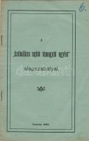 A katolikus sajtót támogató egylet alapszabályai; Pozsony 1899