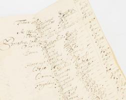 1754 Ugocsa megyei nemesek hadi adó összeírása. Repartitio. helyiségenkénti külön felsorolással. 6 b...