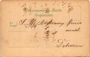 1901 Cajnice, Cajnica; Montenegriner Weg in die Türkei, Ornfica, Serb. Wallfahrtskirche mit Unterkun...