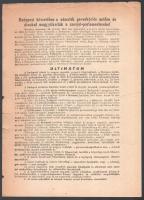 1944.XII.29 össz. 5 db II. világháborús, a szovjetek által terjesztett kétoldalas röplap a budapesti...