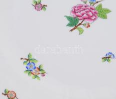 Herendi Viktória mintás 3x6 személyes tányér készlet leveses, sütemény és lapos tányér. Kézzel feste...