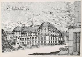 Neuzeitliche Hotels und Krankenhäuser. Ausgeführte Bauten und Entwürfe. Mit 472 Abbildungen. Berlin,...