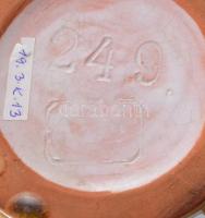 K. Kende Judit (1903-1979): Kaspó. Kivehetetlen jelzéssel, sérült, d: 17 cm, m: 12 cm