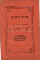 A Bács-Bresztováci segélyegyesület alapszabályai (német nyelven) Zombor 1900 dekoratív kiadvány
