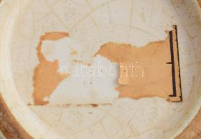 Iparművész váza, jelzés nélkül, zsűri címke maradékával, m: 27 cm