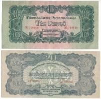 1944. 10P + 20P "A Vöröshadsereg Parancsnoksága" T:F