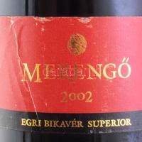 2002 St. Andea Merengő Egri Bikavér Superior, 1. évjárat (!), száraz vörösbor, "V. Pannon Bormu...
