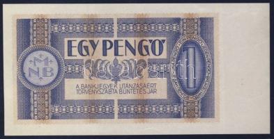 1938. 1P bal oldali ívszéllel T:I