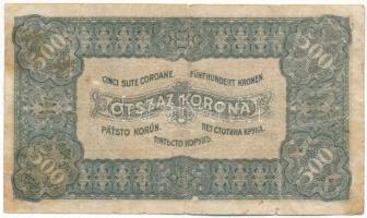 1923. 500K nyomdahely jelölés nélkül T:VG folt, kis szakadás, anyaghiány
Adamo K34