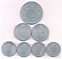 1941-1944. 1P Al (4xklf) + 1941-1942. 2P Al (2x) + 1943. 5P Al "Horthy Miklós születésének 75. ...