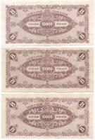 1946. 10.000BP (3x) az egyik eltérő színváltozat T:F 
Adamo P35