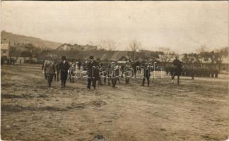 Olasz fenségek látogatása a hadgyakorlaton (?) / Italian military exercise (?) photo (fl)