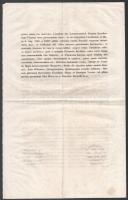 1847 Hivatalos leirat bukaresti leégett templom javára tartandó gyűjtés engedélyezéséről