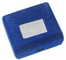 1993. 500Ft Ag "Régi dunai hajók - Árpád" tokban, foltos tanúsítvánnyal T:BU folt Adamo EM...