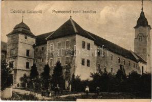 1921 Lelesz, Leles (Újhely, Slovenské Nové Mesto); Leleszi vár, Premontrei rendház kastélya / castle (EK)