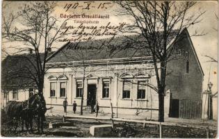 1912 Őrszállás, Stanisics, Stanica; Takarékpénztár. Graf Miksa kiadása / savings bank (fl)