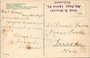 1913 Székely lakodalmas menet / Transylvanian folklore, wedding, bridal procession of the Siculians....