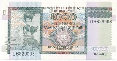 Burundi 2009. 1000Fr T:UNC Burundi 2009. 1000 Francs C:UNC Krause P#46