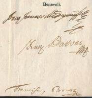 1808 "Prudentes ac Circumspecti", latin ny. irat Boros Ferenc (1783-1810) királyi helytart...