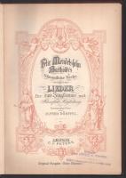 Felix Mendelssohn Bartholdy's Sämmtliche Werke. Lieder für eine Singstimme mit Pianoforte Begle...