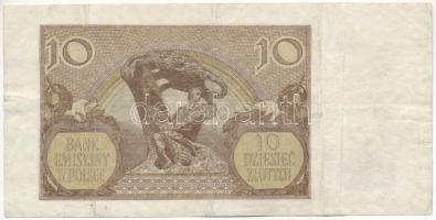 Lengyelország / Német megszállás 1940. 10Zl T:F 
Poland / German Occupation 1940. 10 Zlotych C:F
K...