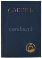 Csepel. Szerk.: Ladányi Miksa. Bp., 1934, Magyar Városok Monográfiája Kiadóhivatala (Magyar városok monográfiája). Kiadói aranyozott vászonkötésben, laza és kissé sérült kötéssel, címlap hiányzik, festett felső lapélekkel.