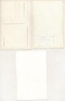 3 db színész fotó és képeslap aláírásokkal: Kálmán Etelka, Zentai Anna, Birkás Lilián / 3 Hungarian ...