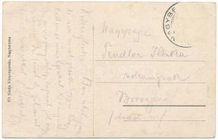 Nagyberezna, Velykyi Bereznyi, Velky Berezny; vasútállomás, gőzmozdony / railway station, locomotive...