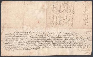 1825. aug 18. Hely nélkül, vélhetően Erdély területén, Magyar nyelvű levél Sarmasági Istvánnak húgát...