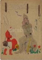 1944 Steinbach Sándor zsidó KMSZ (közérdekű munkaszolgálatos) tábori posta K/252. levele Steinbach A...