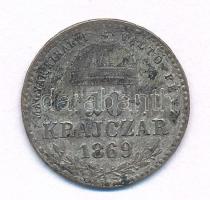 1869KB 10kr Ag "Magyar Királyi Váltó Pénz" T:VF patina Adamo M10.1