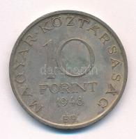 1948. 10Ft Ag "Széchenyi" T:AU,XF patina 
Adamo EM2