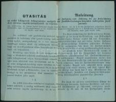 1880-1890 Erdei kihágási napló, használatlan