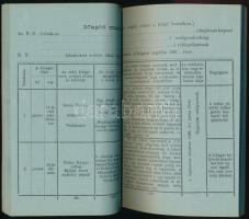 1880-1890 Erdei kihágási napló, használatlan