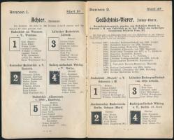 1911 Schwerin Regattaverein - Meldungen und Nennungen zur Ruderregatta in Schwerin, 21p