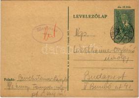 1944 Buchsteiner László zsidó KMSZ (közérdekű munkaszolgálatos) tábori posta II./2. Fenyvesvölgy. levele családjának. Judaika / WWII Hungarian letter between Jewish labor serviceman and his family. Judaica