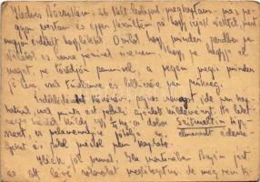 1944 Léderer András zsidó KMSZ (közérdekű munkaszolgálatos) tábori posta 705/1. levele Judaika / WWI...