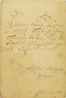 ca. 19. század eleje . Vác, Özvegy Rezsetka Jánosné Király Jusztina levele Friebeisz István Pest-Pil...